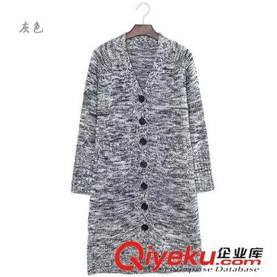 外套 欧洲站秋冬新款花色加长款毛衣毛线厚女式针织外套stylenanda同款图片|外套 欧洲站秋冬新款花色加长款毛衣毛线厚女式针织外套stylenanda同款产品图片由东莞市大朗众兴毛织品经营部公司生产提供-