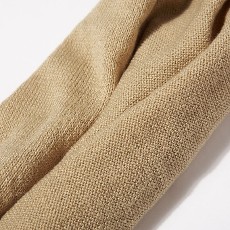 美特斯邦威男款毛织围巾276308 黑色 冬日温暖与时尚的经典之选