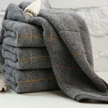 三利俊雅浴巾 高品质棕色毛巾家纺之选